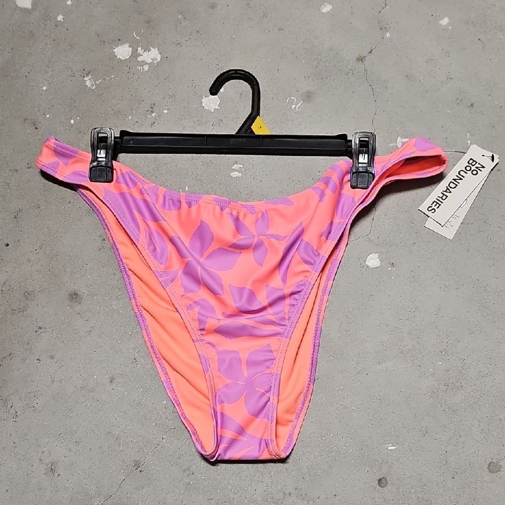 Nwt Neon Pink and Lavender Swim Bottom #129